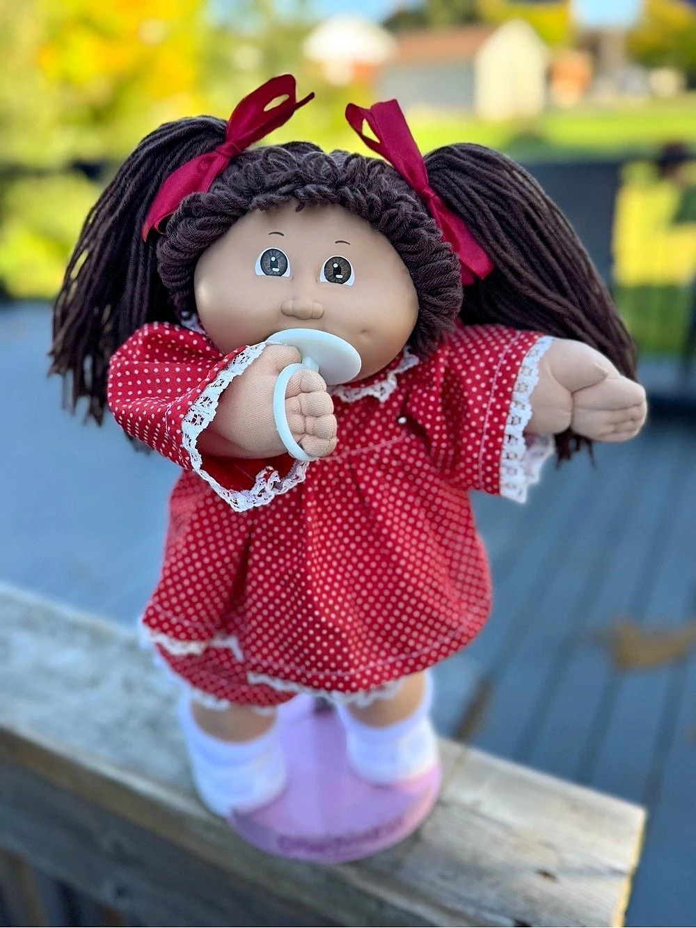 💗Cabbage Patch Doll brown hair & eyes💗